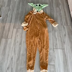 Baby Yoda Union Suit Costume Star‎ Wars The Mandalorian Sz 2X Adult Christmas